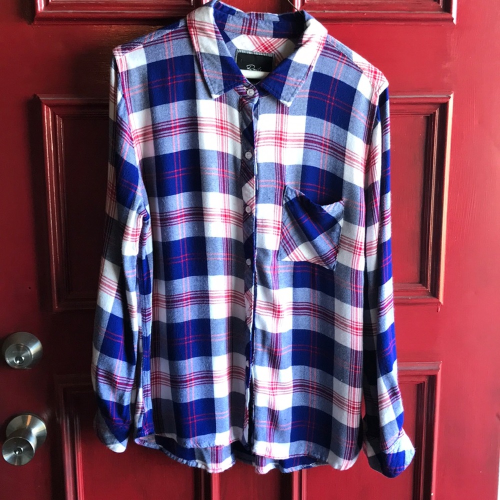 Rails flannel top